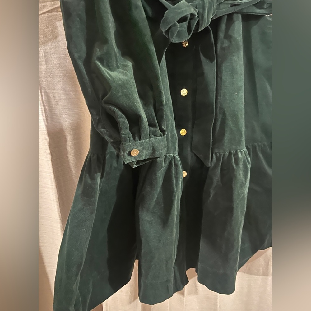 BRAND NEW WOMENS GREEN DRESS NWOT XS - Picture 3 of 6